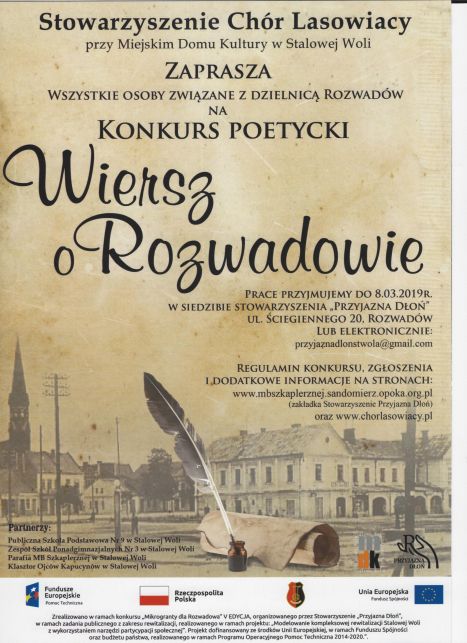 Konkurs poetycki "Wiersz o Rozwadowie"