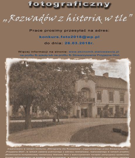 Konkurs fotograficzny "Rozwadów z historią w tle"