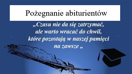 Pożegnanie Abiturientów